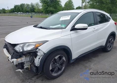 2018 Honda Hr-V Ex-L из США, поврежденный, VIN 3CZRU6H71JM721629